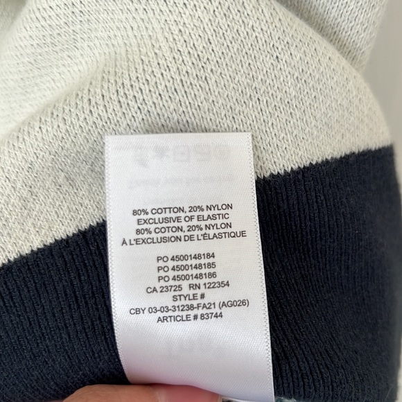 Navy checkered colorblock sweater vest - NWT - Picture 6 of 7